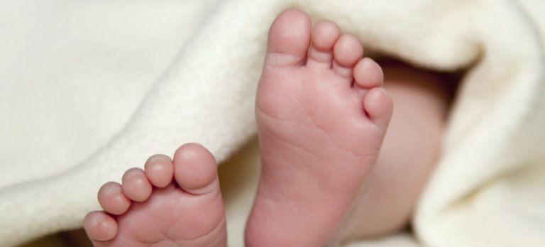 take images of your baby's foot and handprints